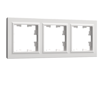BRITE Рамка 3-мест. РУ-3-БрБ бел. IEK
