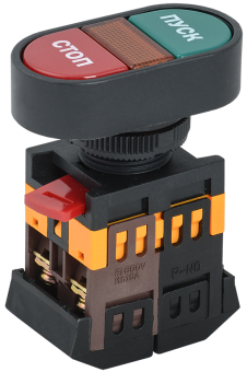 Кнопка AРВВ-22N "Пуск-Стоп" d22неон 240В 1з+1р