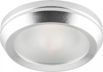 Светильник потолочный, MR16 G5.3 с матовым стеклом, алюминий, DL209