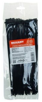 Хомут nylon 7,6 х 200мм 100шт черный REXANT