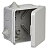 Коробка КМ41256 для о/п безгалогенная (HF) 80х80х50мм с откидной крышкой IP54 IEK