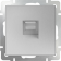 WERKEL Роз. Еthernet с/у RJ-45 серебряный