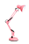 Настольный светильник МТ2012 (Розовый коралл, на струбцине, 60Вт, Е27)