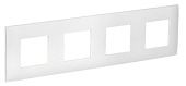 SKANDY Рамка 4-местная SK-F04W арктический белый IEK