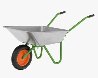 Тачка, садовая, грузоподъемность 90 кг, объем 65 л//Сибртех