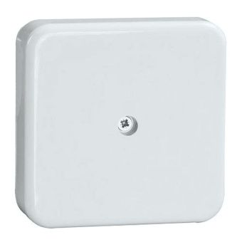 Коробка КМ41216-01 распаячная для о/п 75х75х28 мм белая (6 клемм 6мм2) IEK