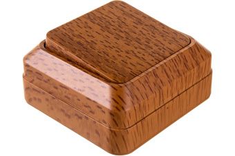 Выкл. 1-кл. о/у Олимп 10А бук