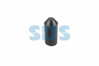 Термоусаживаемый колпак (капа) 16.0 / 8.5 мм черный REXANT