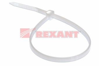 Хомут nylon 2,5 х 120мм 100шт белый REXANT