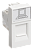 Розетка информационная RJ-45 UTP кат.5е, 1 модуль РКИ-10-00-П