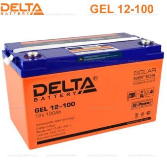АКБ 100 А/ч 12-100 GEL 12В DELTA