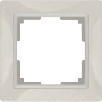WERKEL SNABB BASIC Рамка на 1 пост (слоновая кость)
