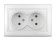 Розетка 2м. Севиль б/з, с/у, 16А, 220В, белая UNIVersal Розетка 2м. Севиль б/з, с/у, 16А, 220В, белая UNIVersal