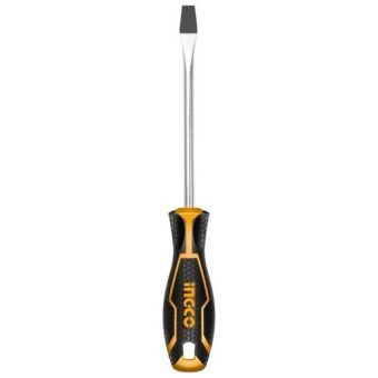 Отвертка INGCO HS286125 INDUSTRIAL, 6,5мм/125мм, шлицевая, Cr-V
