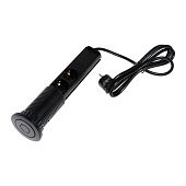 Розетка выдвижная Luazon 16А трёхместная в стол 2xUSB 2.1A черная