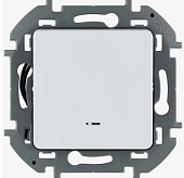 Legrand INSPIRIA Белый Выключатель одноклавишный с подсветкой/индикацией 10 AX - 250 В