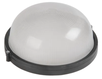 НПП1301 черный круг 60Вт IP54 ИЭК(12шт)