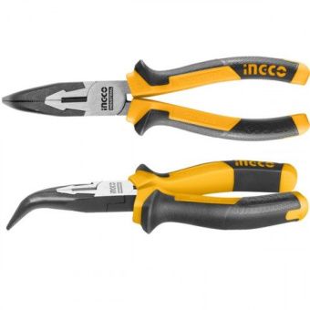 Плоскогубцы изогнутые INGCO HBNP28168 160мм, Cr-v