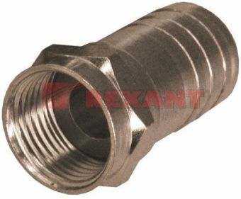 Разъем штекер BNC RG-6 обжим тип waterproof