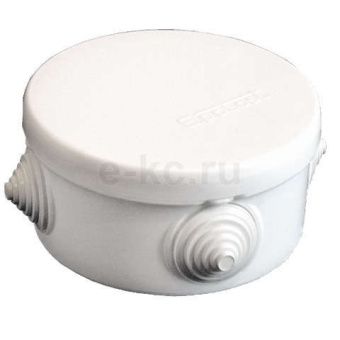 Коробка У-140 о/у (90х45мм) крышка на винтах, IP54, белая