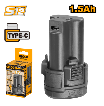 Аккумуляторная батарея Li-Ion 12 В Type-C INGCO FBLI12153