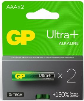 Э/пит. GP 24AUPA21-2CRSB2 *AAA LR03 Ultra plus в уп. 2шт