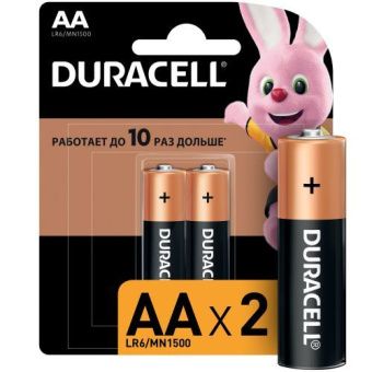 Батарейки Duracell 5006607 LR6-2BL BASIC NEW (2шт)
