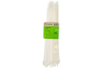 Стяжки нейлоновые КСС 4*300 (б) (100шт.) (Fortisflex)