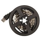 LED лента с USB коннектором 5 В, 10 мм, IP65, SMD 5050, 60 LED/m, цвет свечения RGB