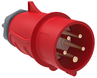 Вилка переносная ССИ-025 32А-6ч/200/346-240В/415В 3Р+РЕ+N IP44 MAGNUM ИЭК
