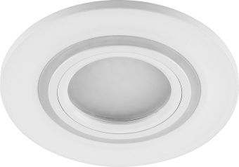 Светильник потолочный встраиваемый 15LED SMD 4000K, MR16, 50W, CD600, белый