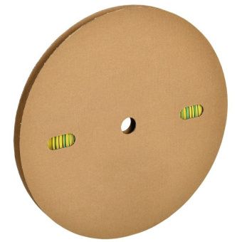 Трубка термоусадочная ТТУ нг-LS 6/3 желто-зеленая IEK