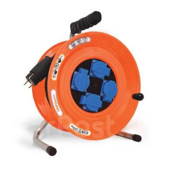 Удл. ВЕМ-259 IP44 термо КГ 3*1,5 катушка 4гн., з/к, 50м "UNIVersal"