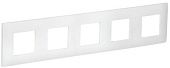 SKANDY Рамка 5-местная SK-F05W арктический белый IEK