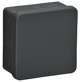 Коробка КМ42435 для о/п безгалогенная (HF) 80х80х40мм IP67 черная IEK