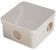 Коробка У-120 о/у (84х84х45мм) крышка на винтах, IP54, белая