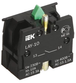 Контактный блок 1з для серии LAY5 IEK