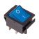 Выключатель клавишный 220В 16А (4с) ON-OFF синий с подсветкой (RWB-502,SC-767,IRS-201-1)