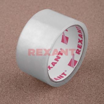 Скотч упаковочный REXANT 48мм х 50 мкм, прозрачный, рулон150м