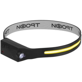 Фонарь налобный светодиодный Трофи GA-104 Kiber-simple аккум. 5Вт COB+3Вт LED сенсорное управление 