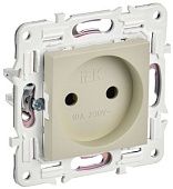 SKANDY Розетка без заземл. без защ.шторок 10А SK-R02B бежевый IEK