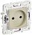 SKANDY Розетка без заземл. без защ.шторок 10А SK-R02B бежевый IEK