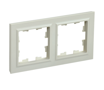 BRITE Рамка 2-мест. РУ-2-БрКр беж. IEK