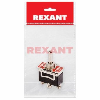 Тумблер 250V 15А (3c) ON-OFF- (ON) однополюсной REXANT