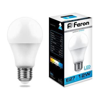 Лампа светодиодная Feron LB-93 Шар E27 12W 6400K