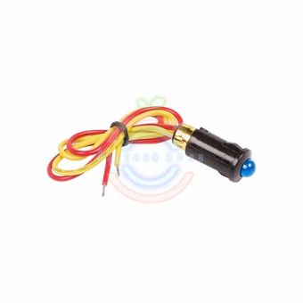 Индикатор Малый d=8 12В с проводом синий LED (WL-04)