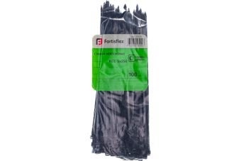 Стяжки нейлоновые КСС 5*250 (ч) (100шт.) (Fortisflex)