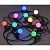 LIGHTING Гирлянда белт-лайт 5м 10 цветных ламп IP65 черный шнур 3м 230В транзит IEK