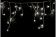 Гирлянда Айсикл (бахрома) LED 1,8х0,5м прозрачный провод,220В,диоды белые, Neon-Night