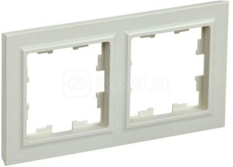 BRITE Рамка 2-мест. РУ-2-БрКр беж. IEK